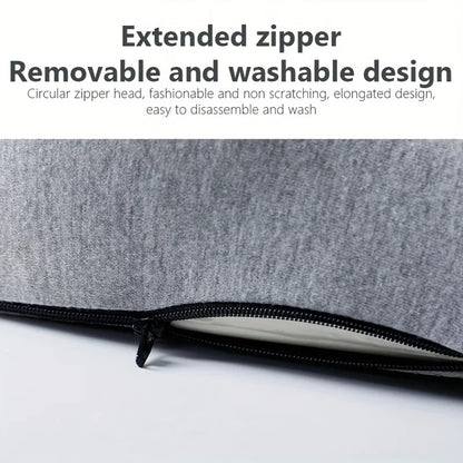 Memory foam One-piece Seat Cushion Backrest Office Chair Cushion Massage Lumbar Support Pain Relief Breathable Car Butt Pad